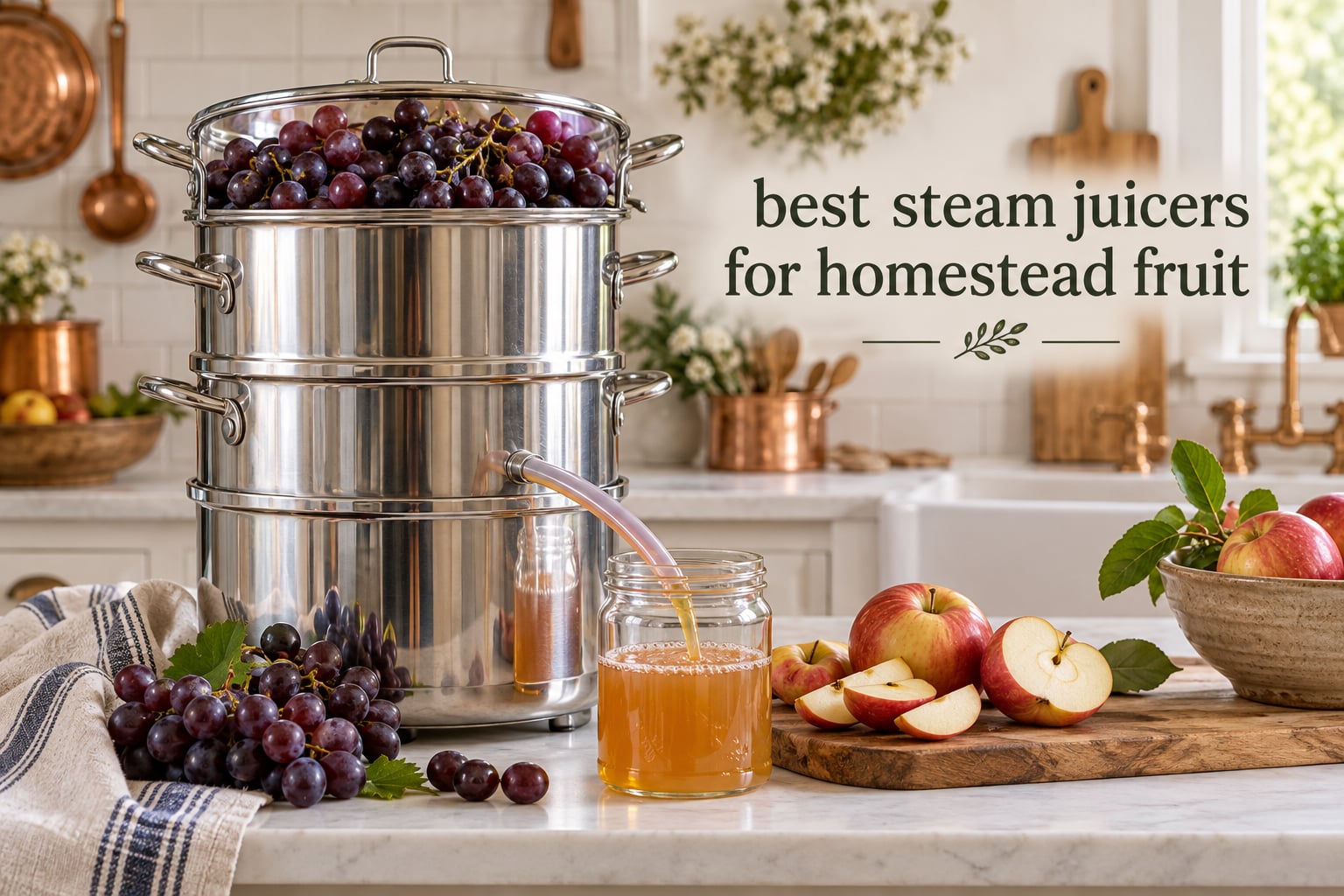 best steam juicers for homestead fruit