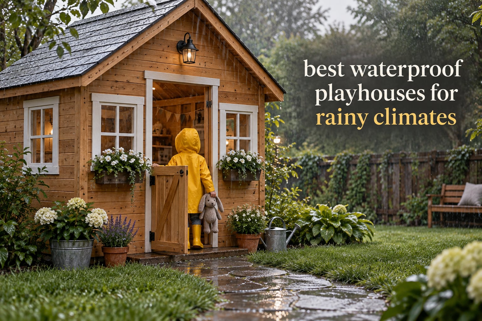 best waterproof playhouses for rainy climates