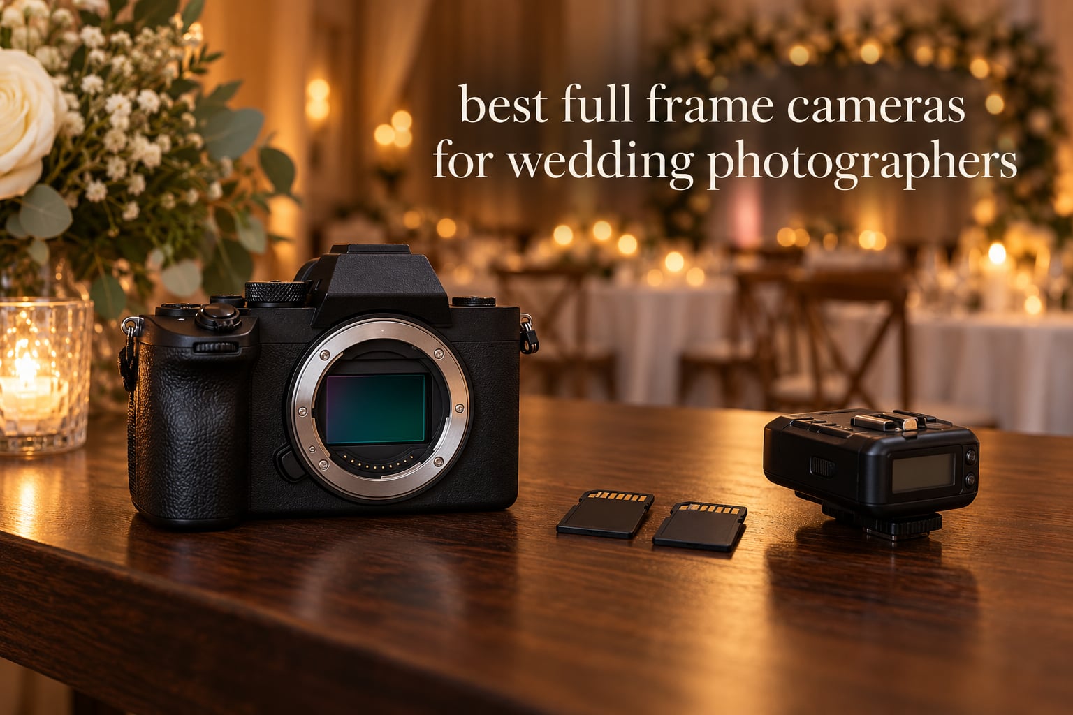 best full frame cameras for wedding photographers