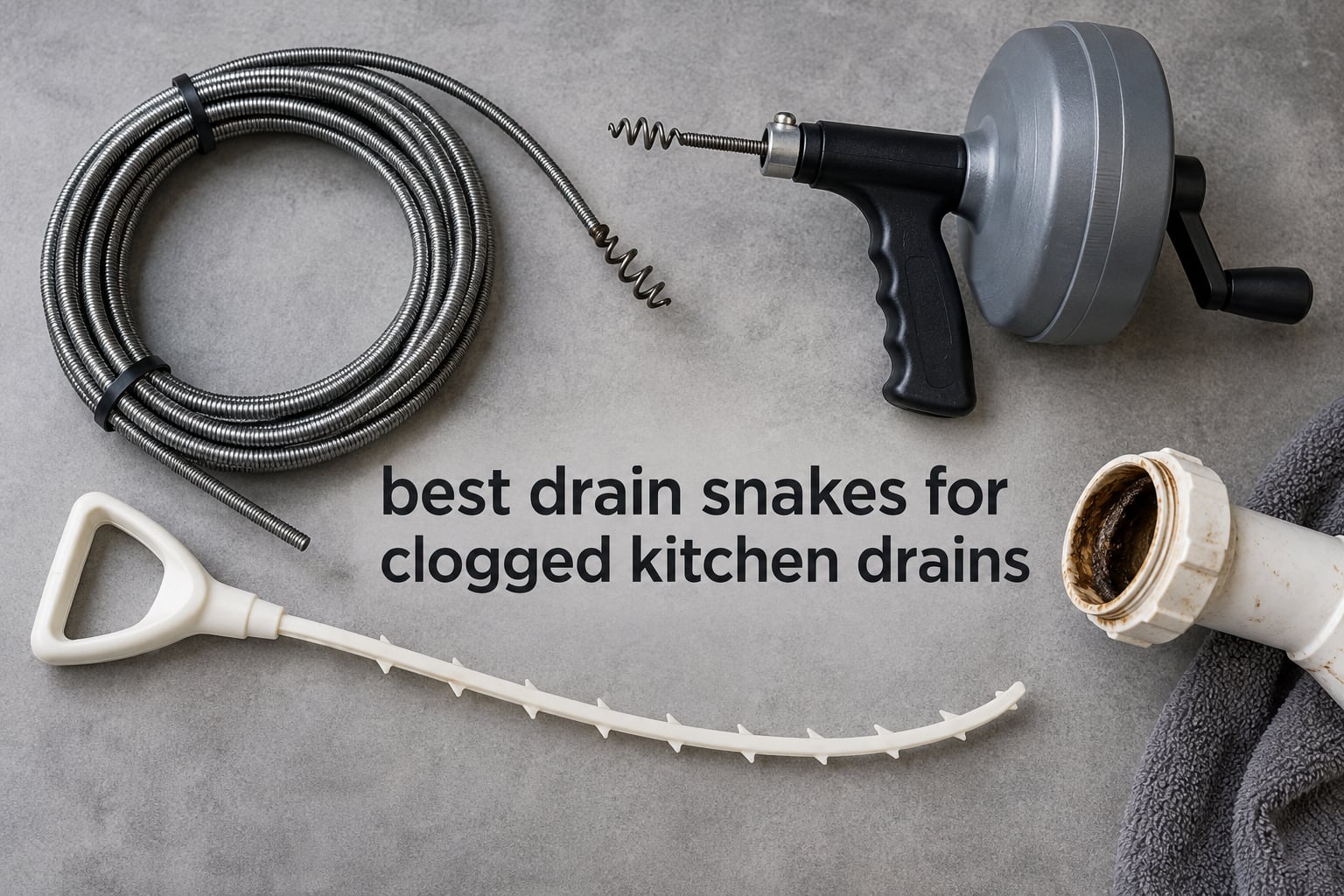 best drain snakes for clogged kitchen drains