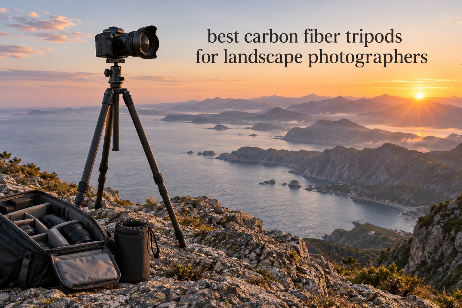 best carbon fiber tripods for landscape photographers