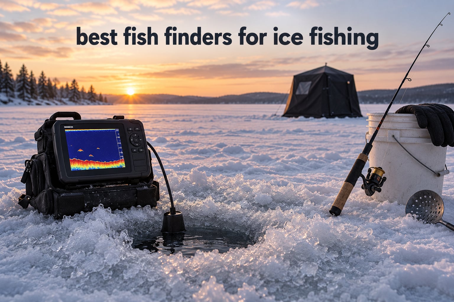best fish finders for ice fishing