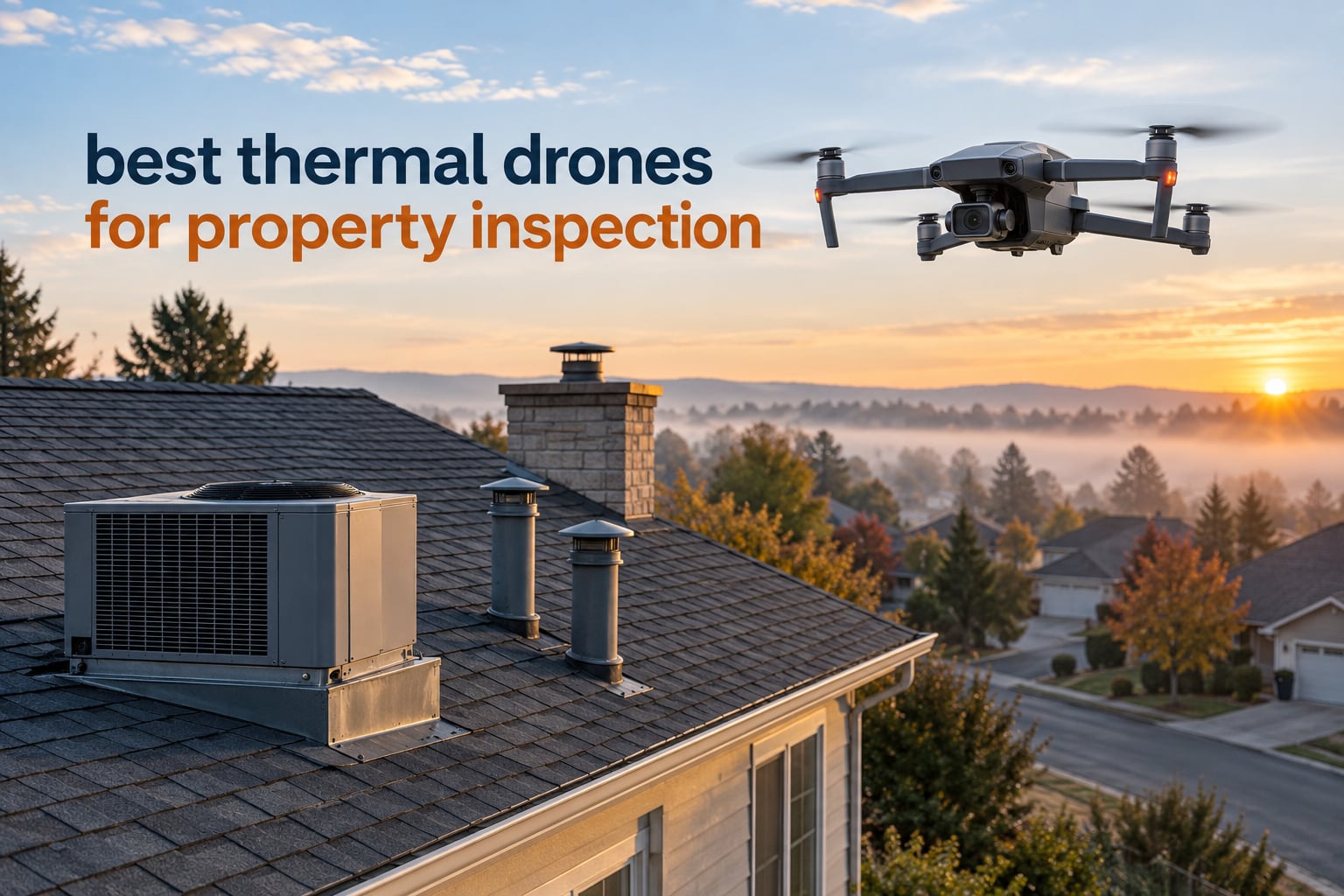 best thermal drones for property inspection