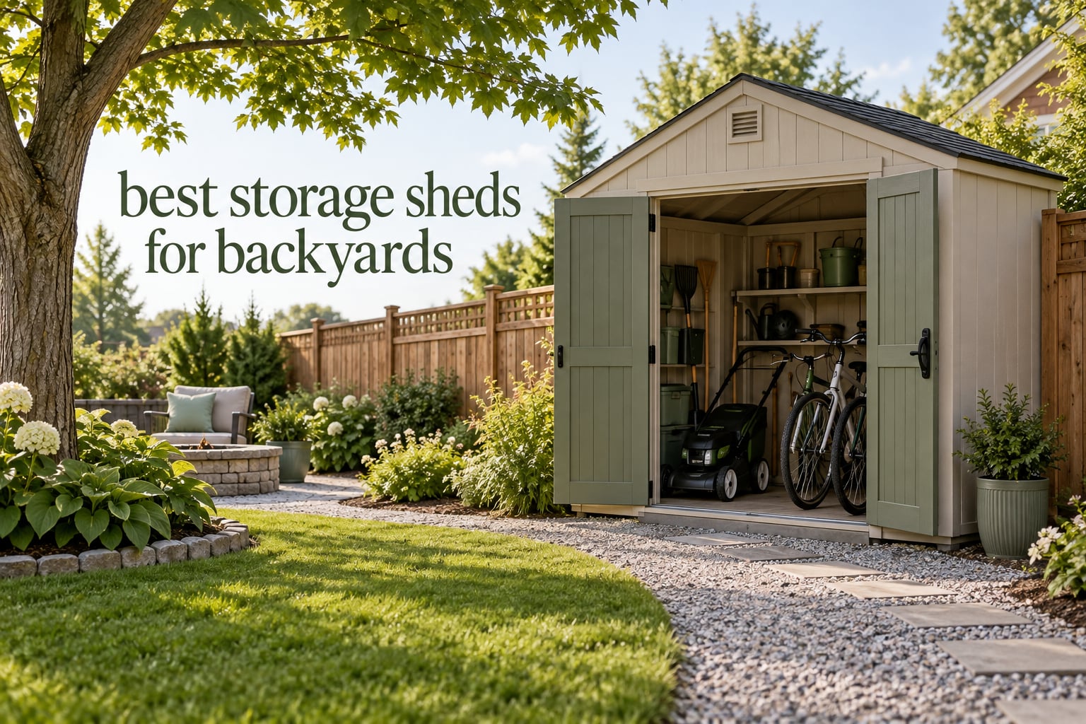 best storage sheds for backyards
