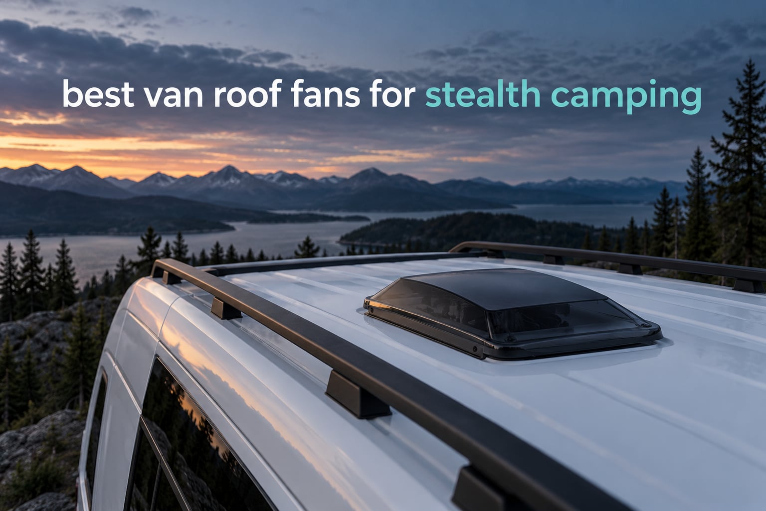best van roof fans for stealth camping
