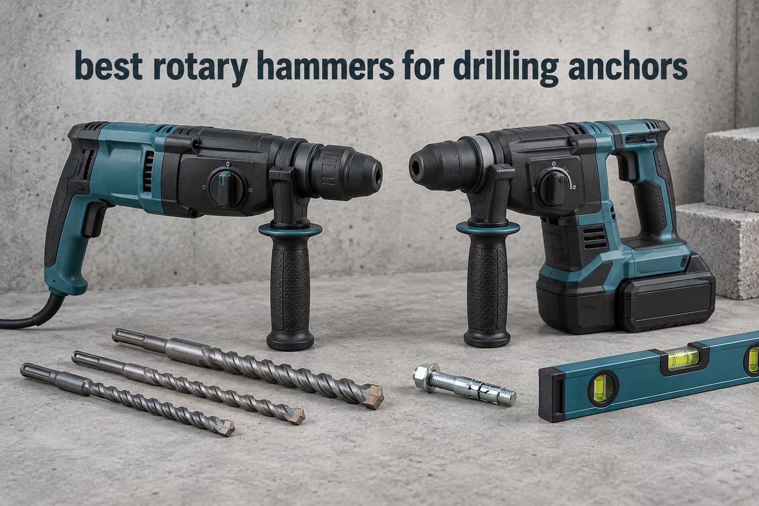 best rotary hammers for drilling anchors