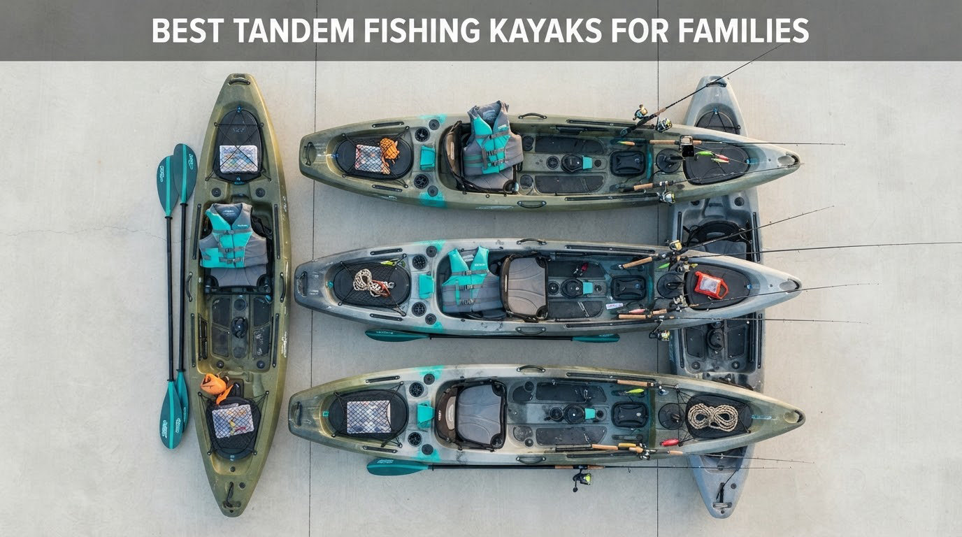 best tandem fishing kayaks for families