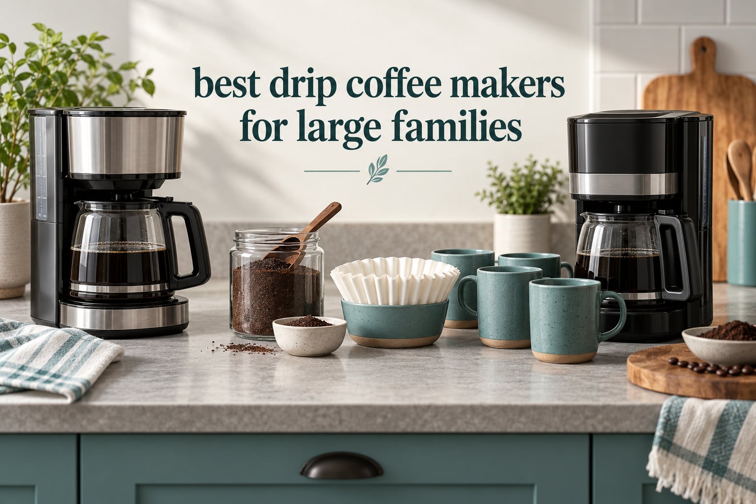 best drip coffee makers for large families