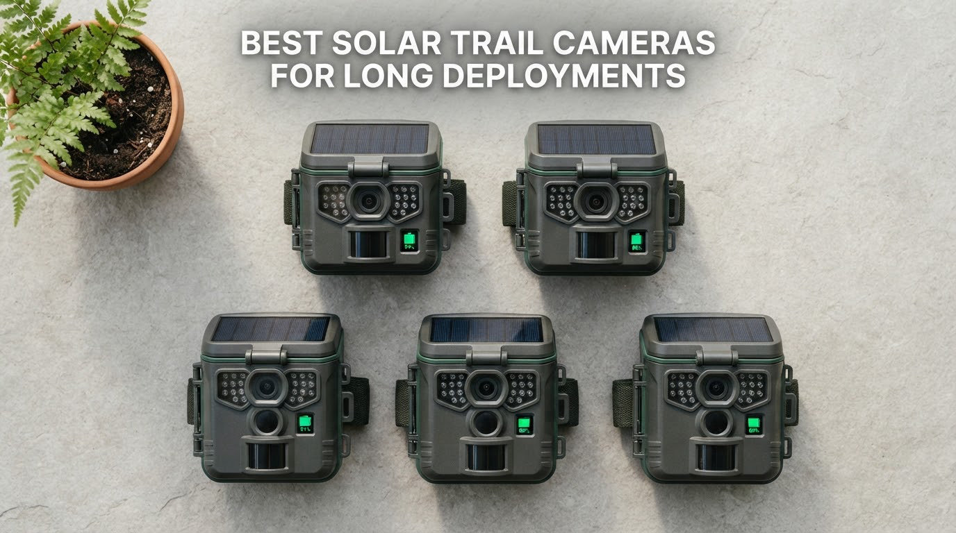best solar trail cameras for long deployments