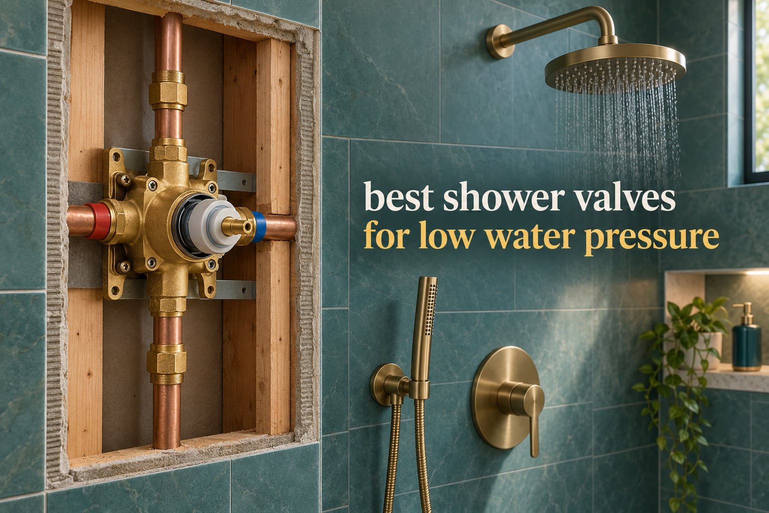 best shower valves for low water pressure