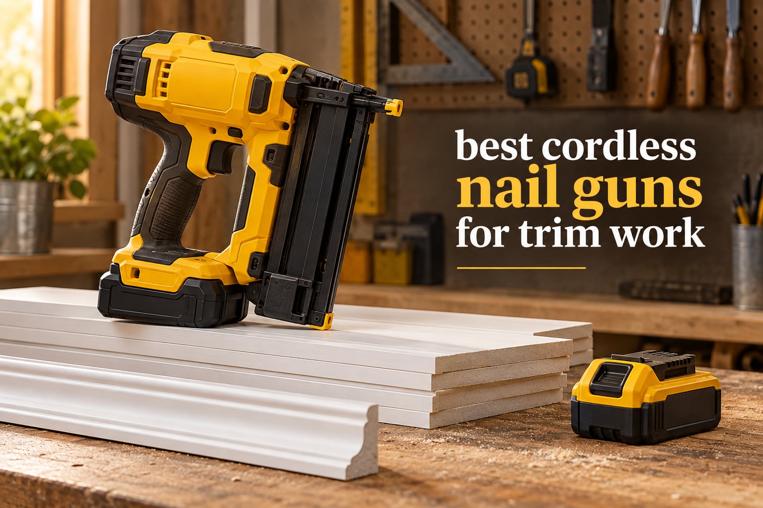 best cordless nail guns for trim work