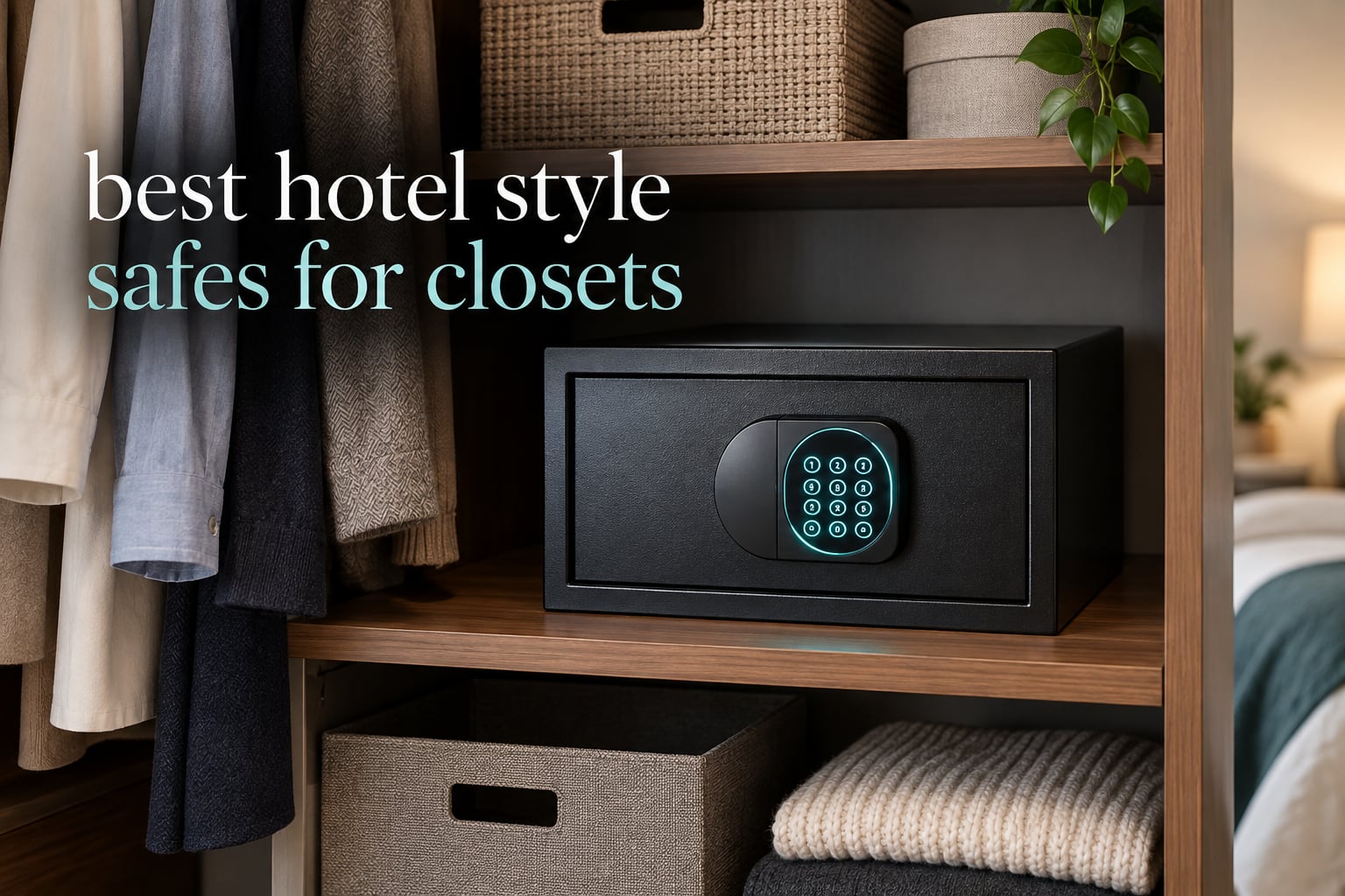 best hotel style safes for closets