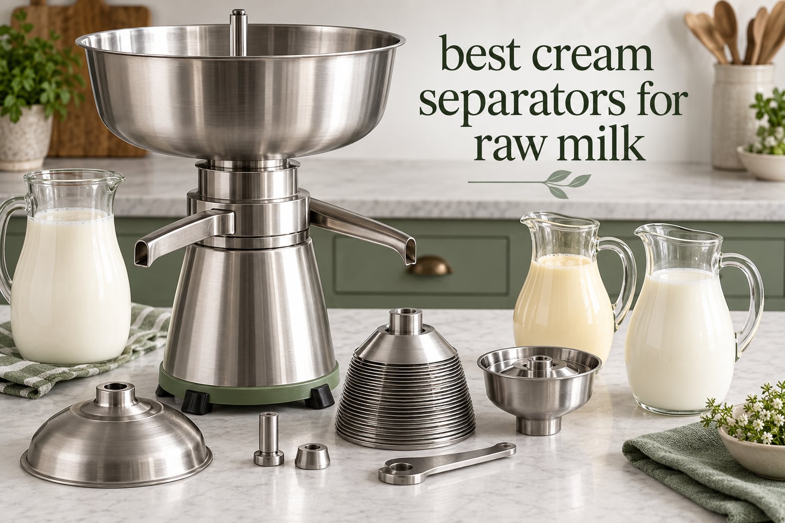 best cream separators for raw milk