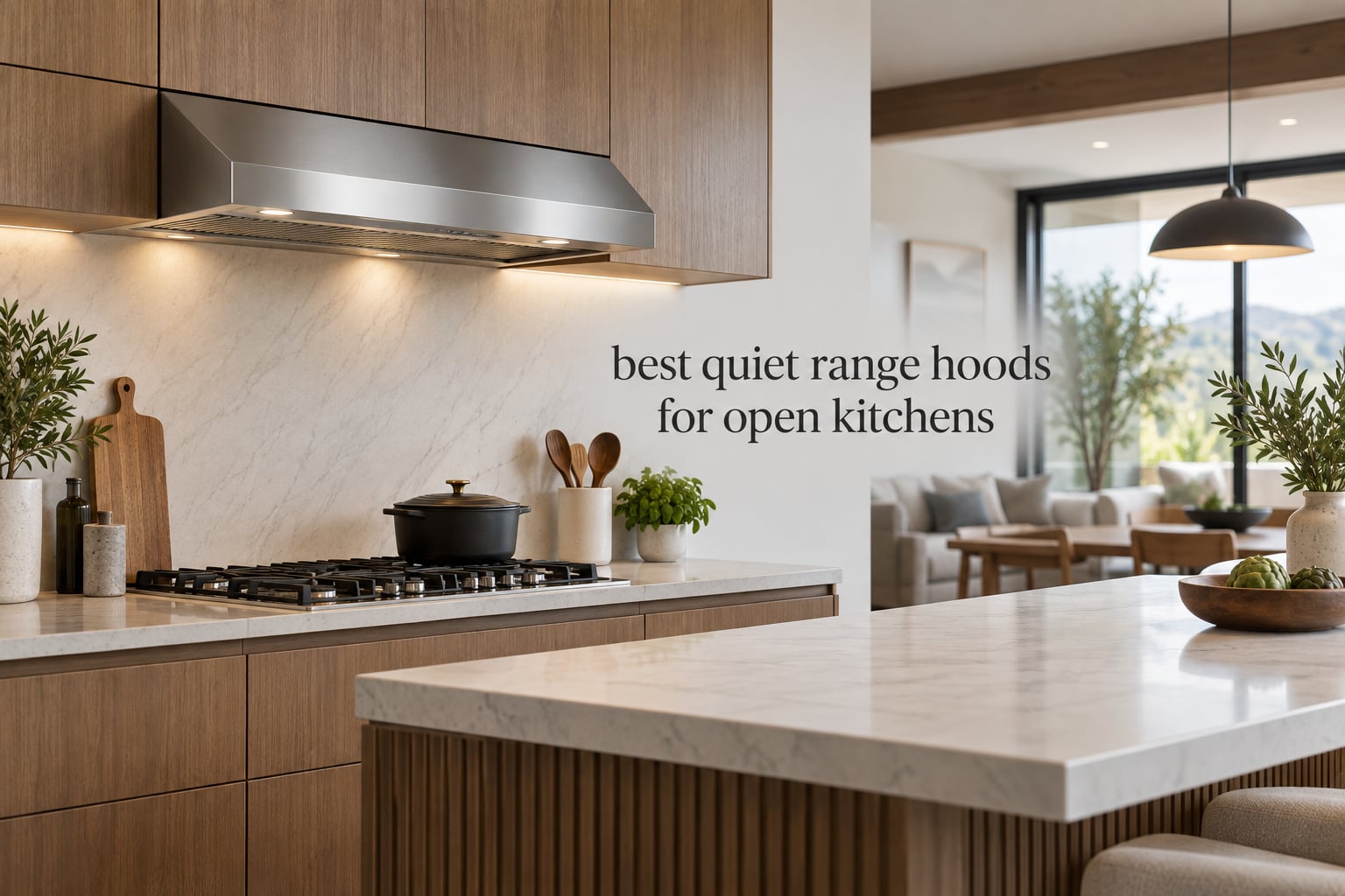 best quiet range hoods for open kitchens