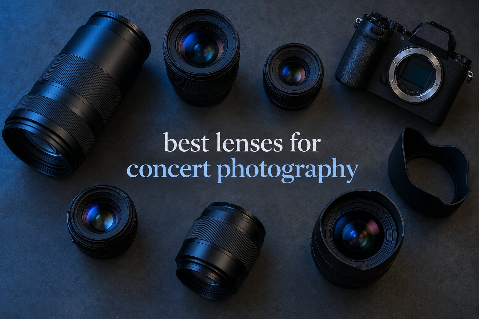 best lenses for concert photography