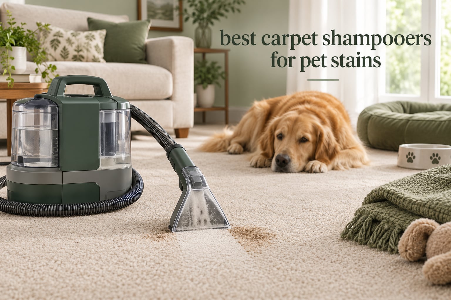 best carpet shampooers for pet stains