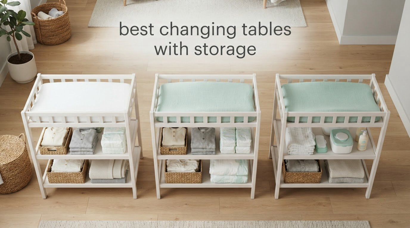 best changing tables with storage