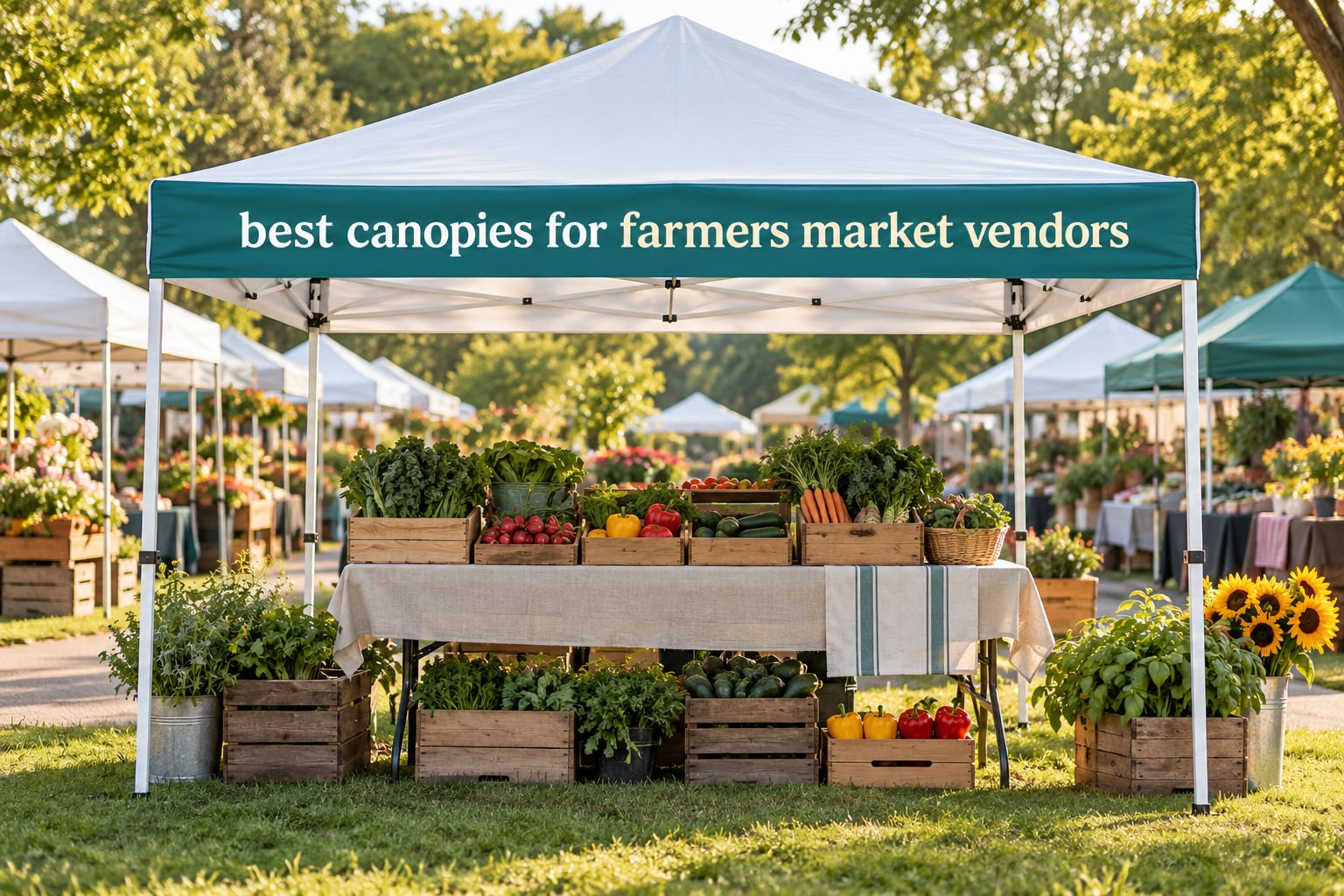 best canopies for farmers market vendors