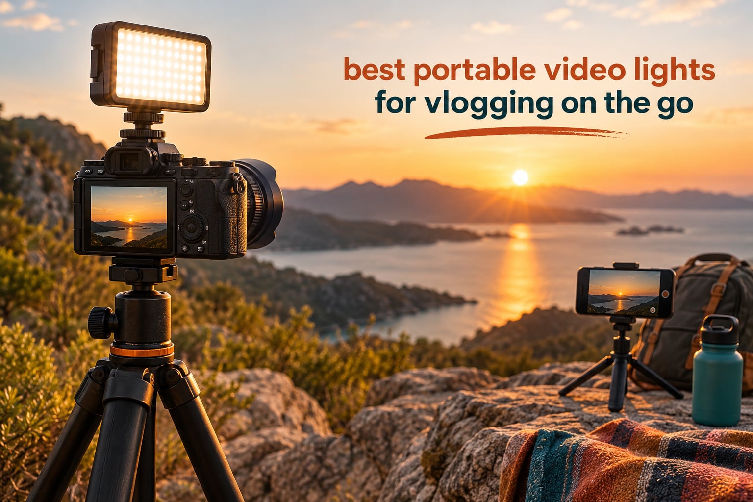 best portable video lights for vlogging on the go