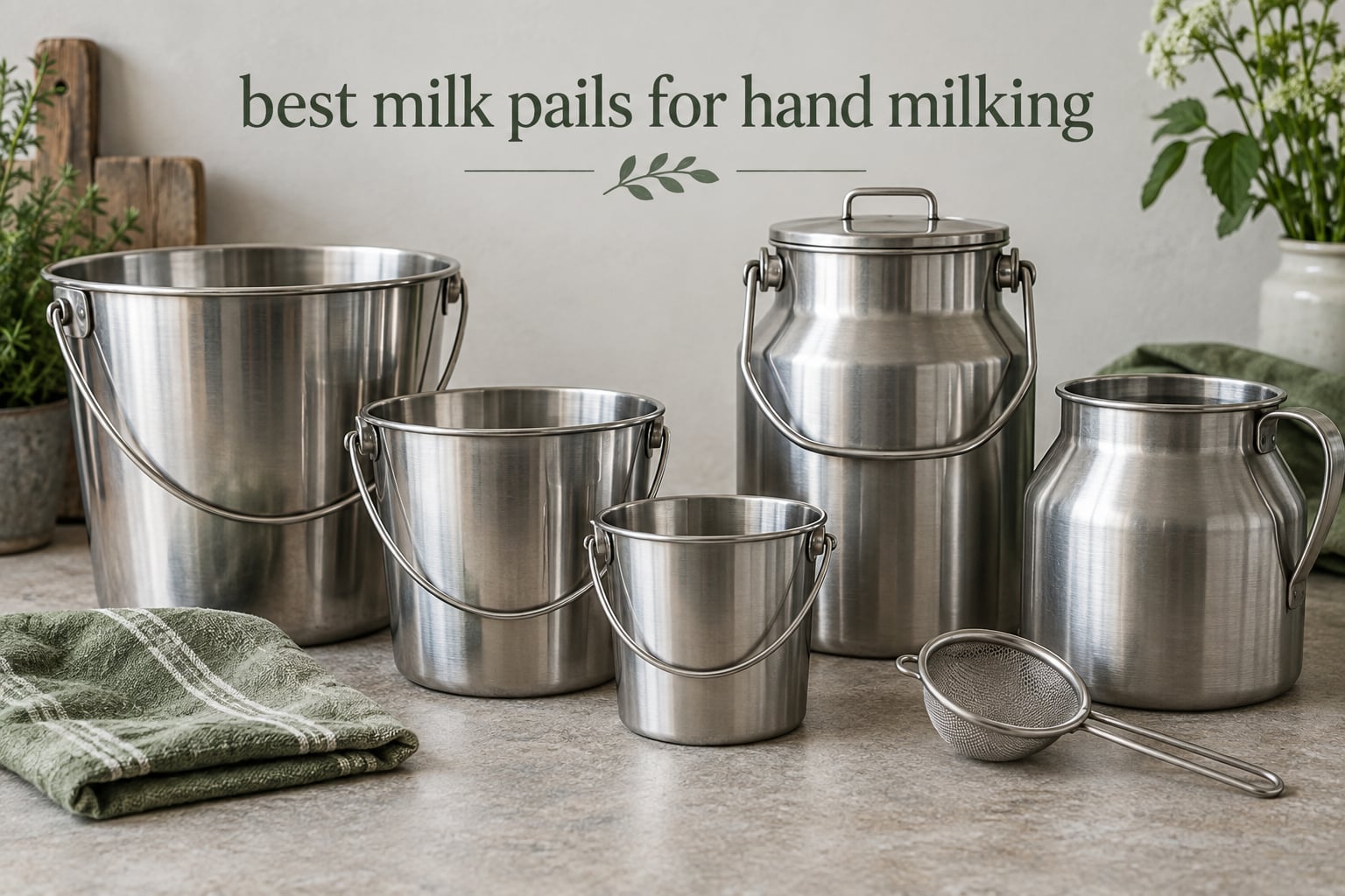 best milk pails for hand milking