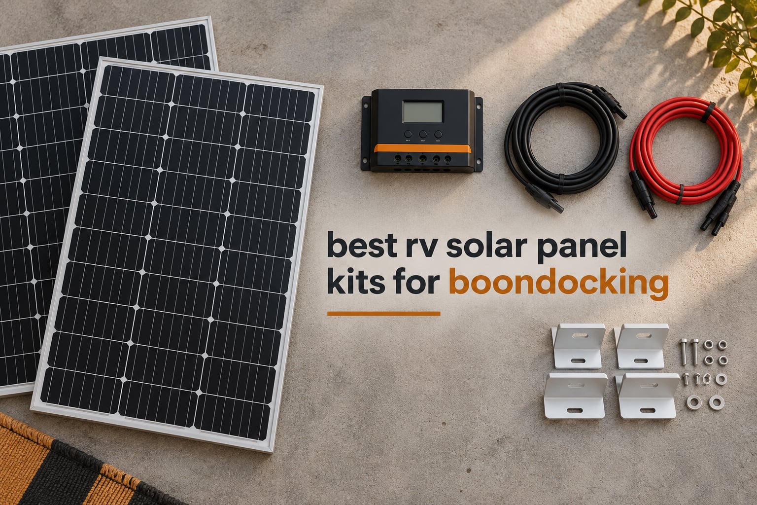 best rv solar panel kits for boondocking