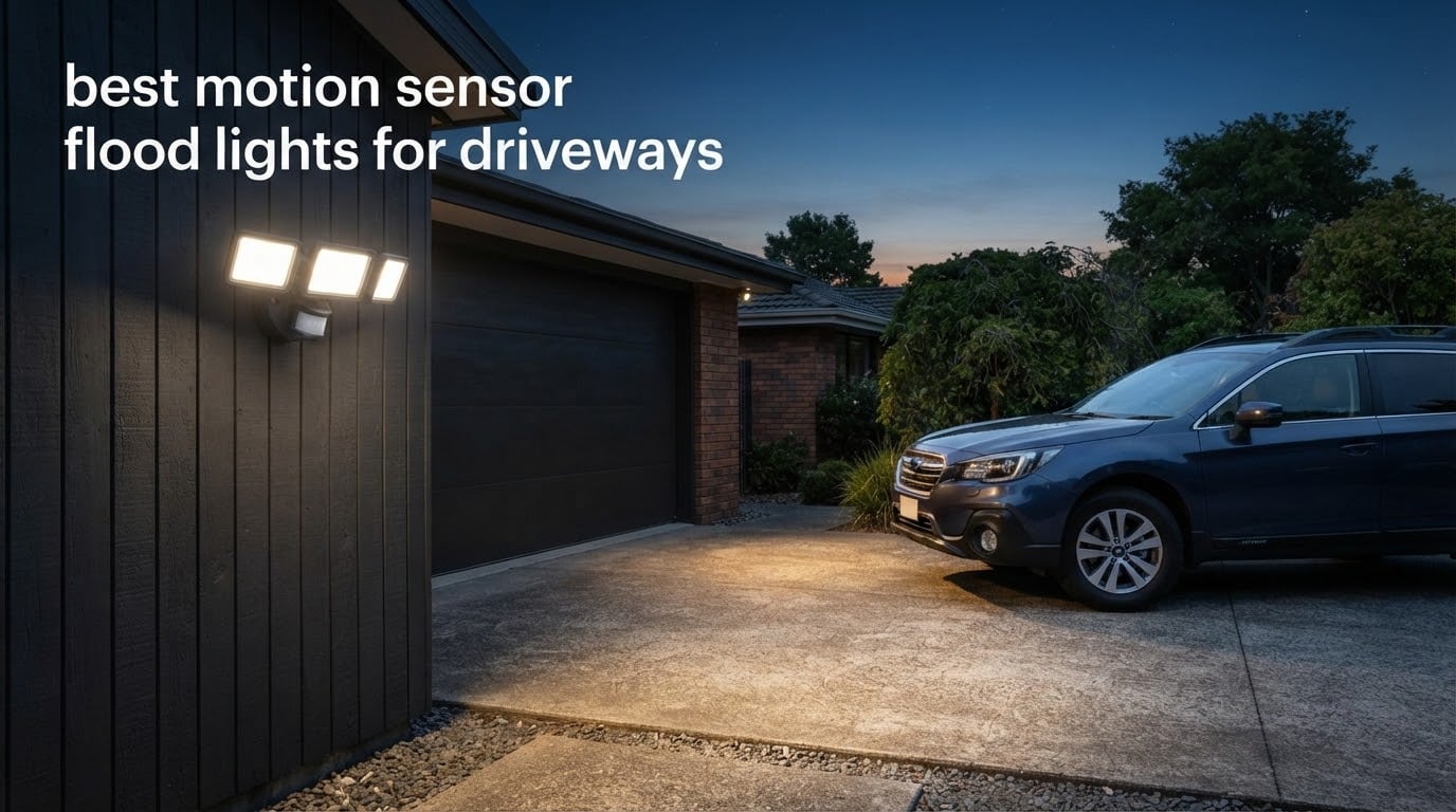 best motion sensor flood lights for driveways