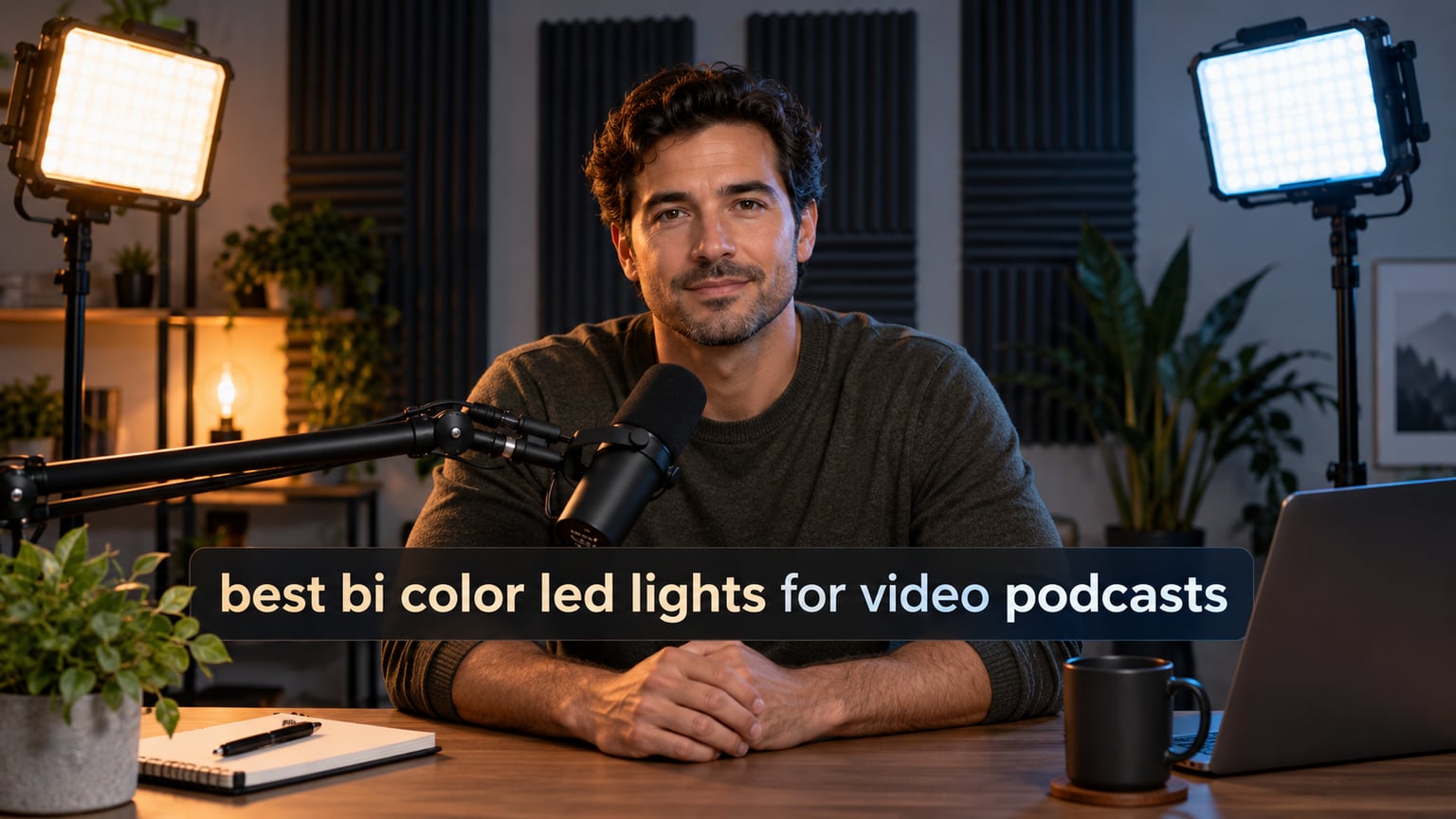 best bi color led lights for video podcasts