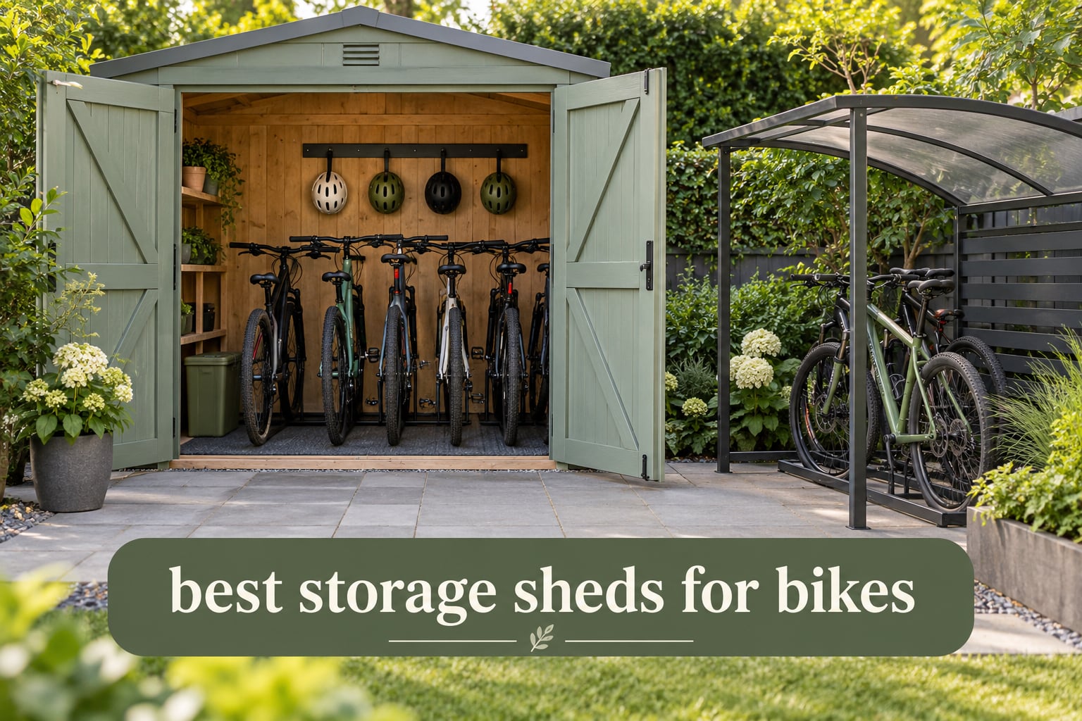 best storage sheds for bikes