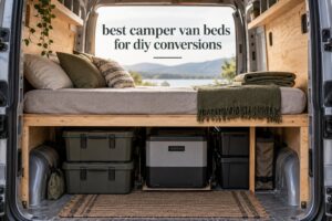 best camper van beds for diy conversions