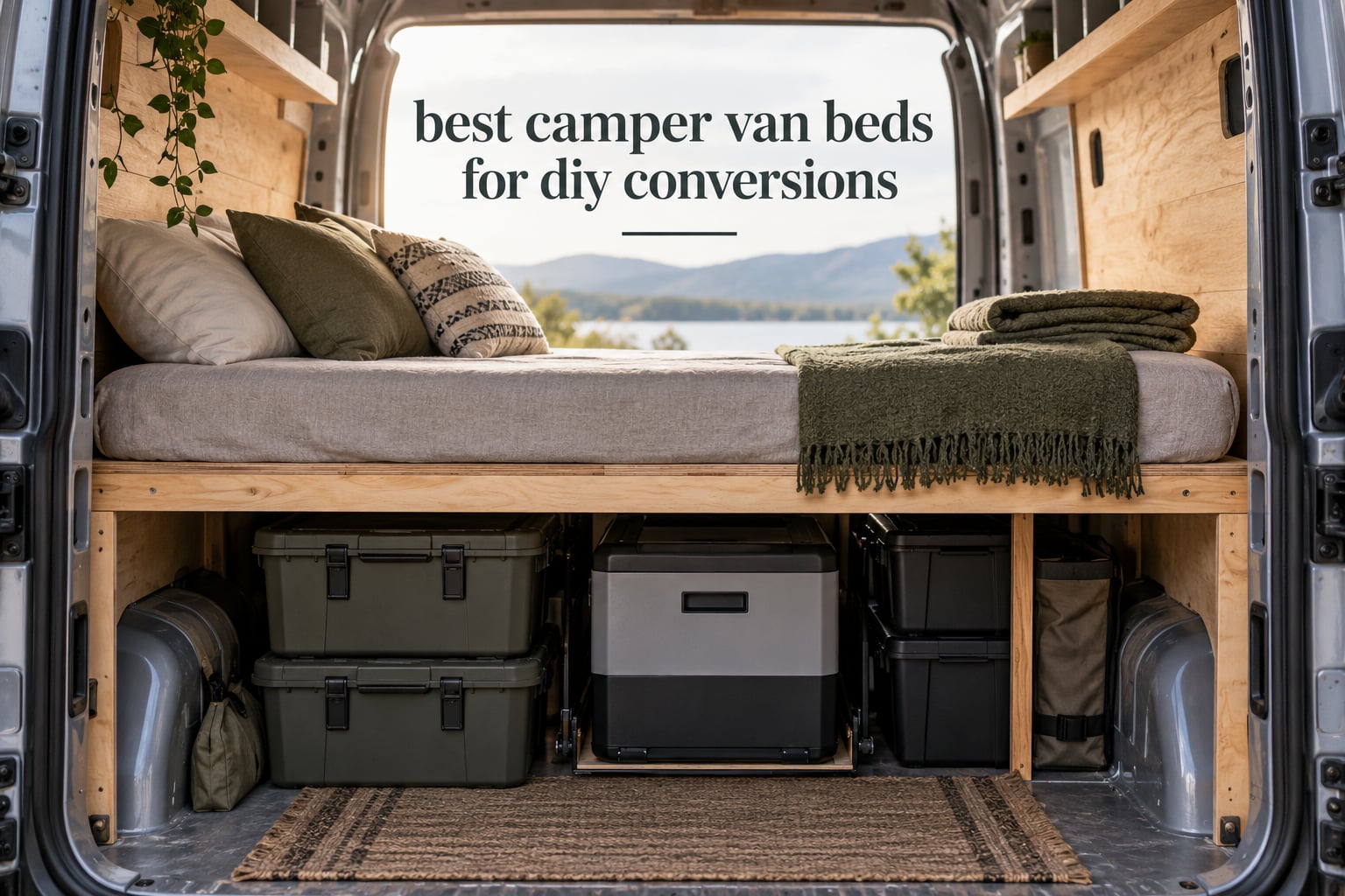 best camper van beds for diy conversions