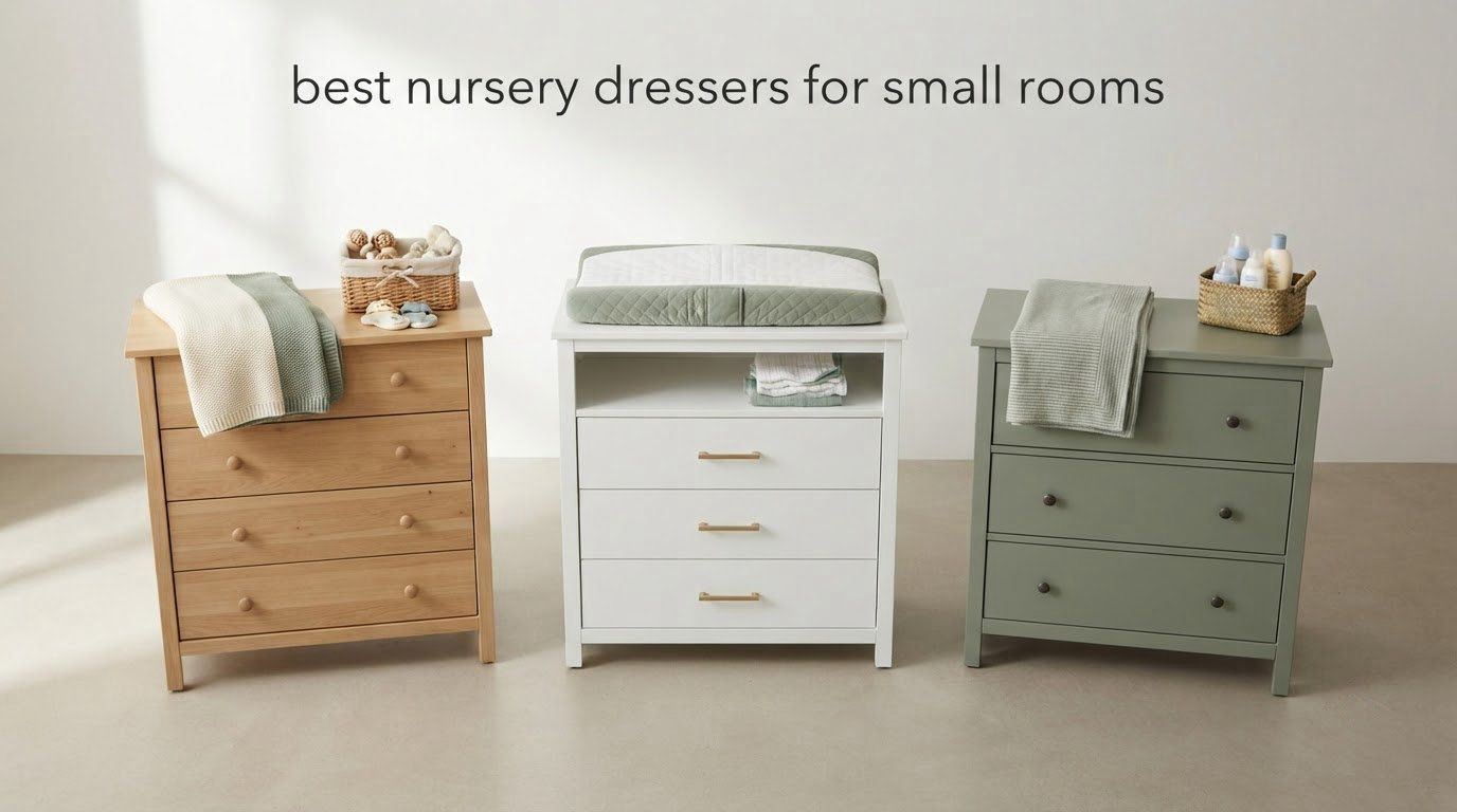 best nursery dressers for small rooms