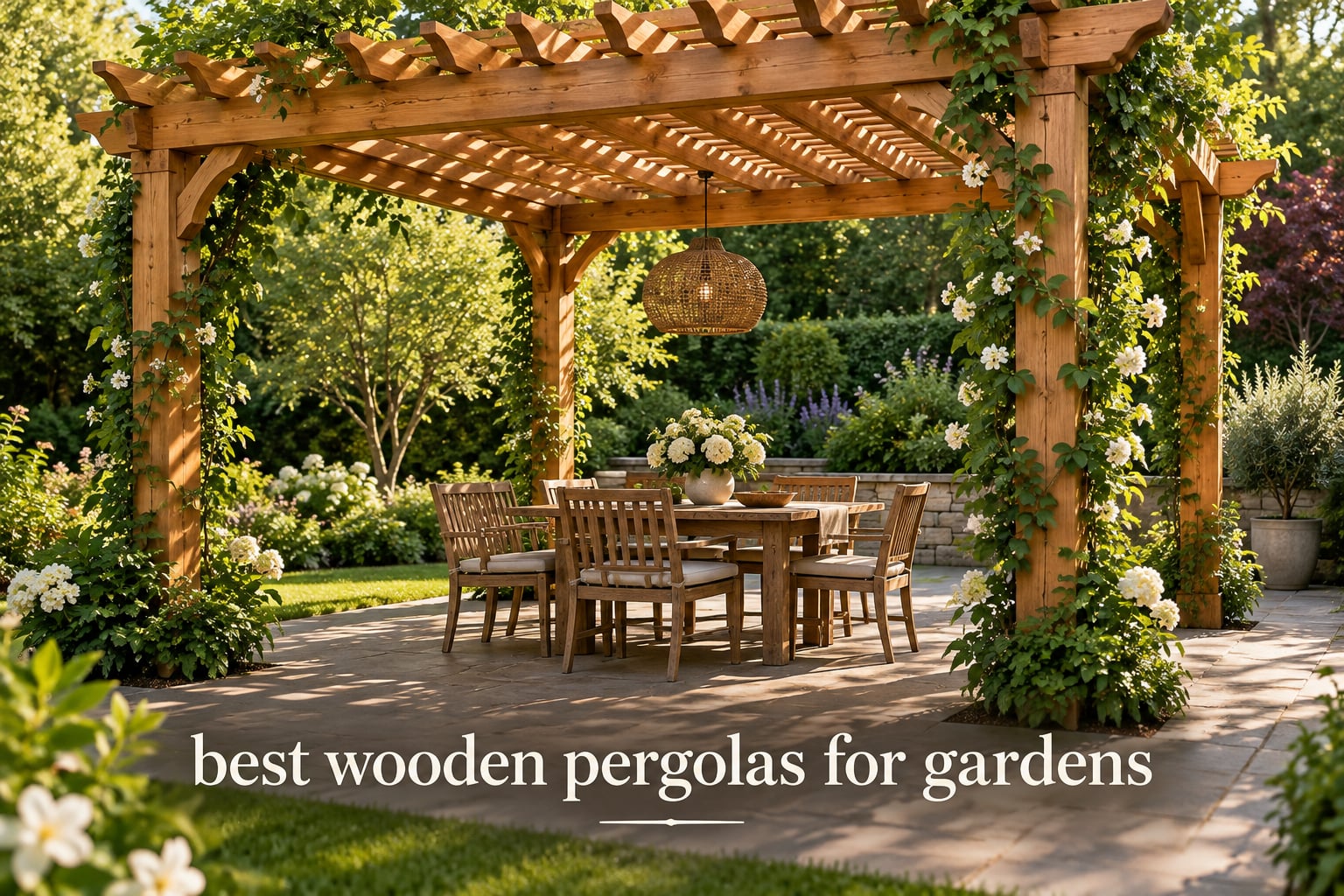best wooden pergolas for gardens