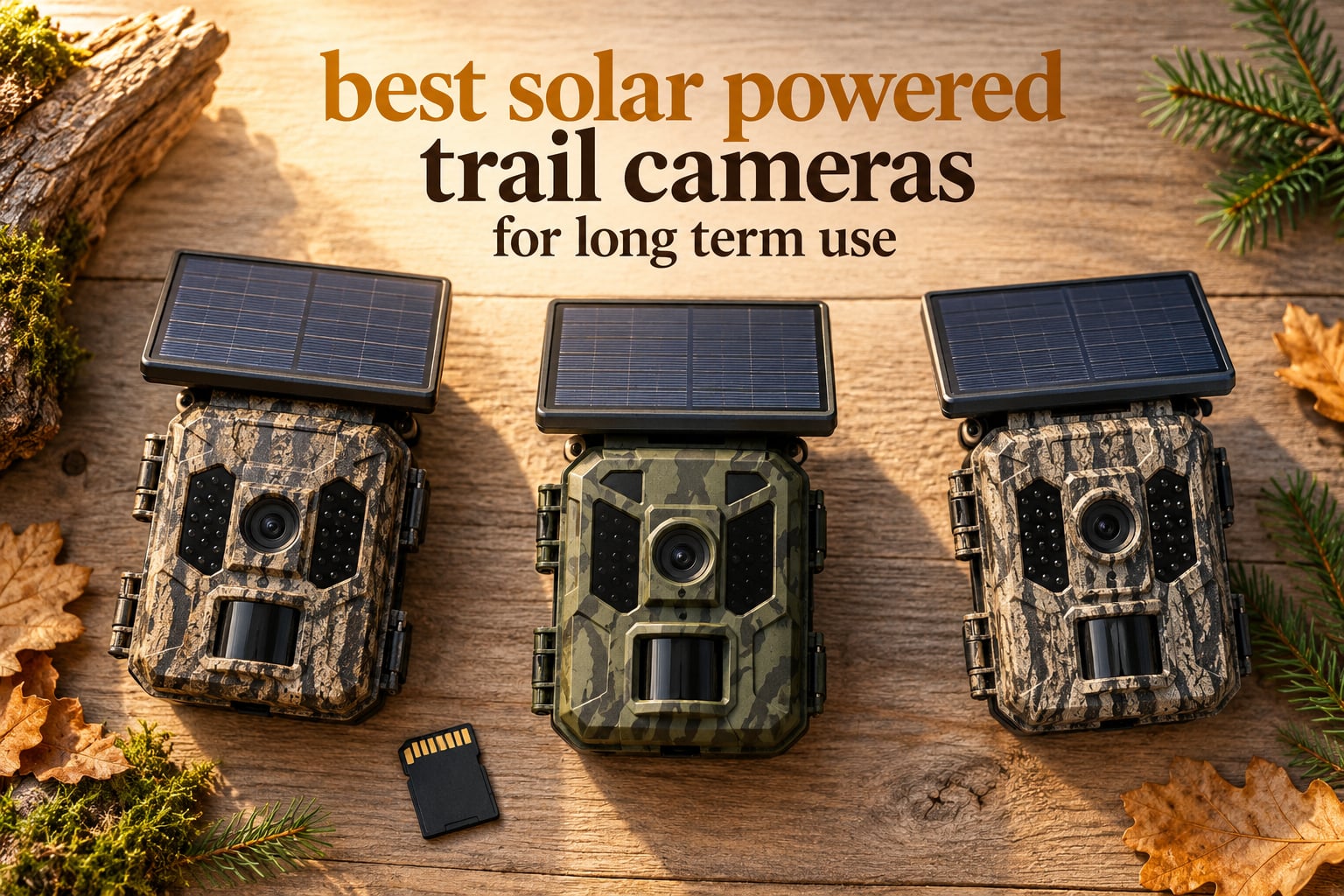 best solar powered trail cameras for long term use