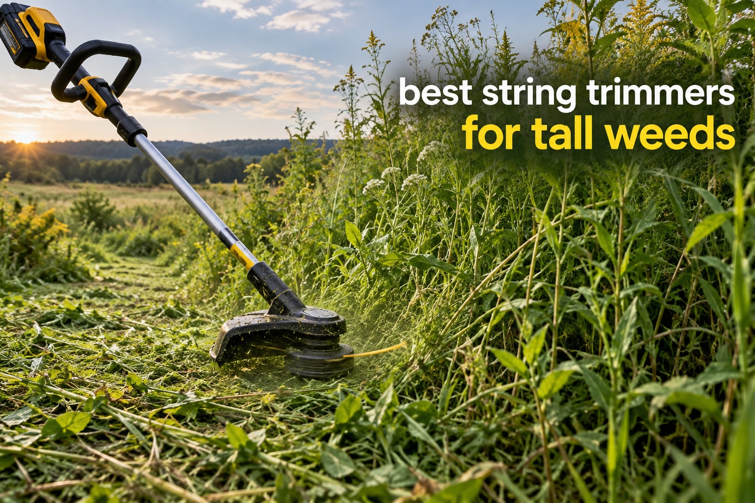best string trimmers for tall weeds