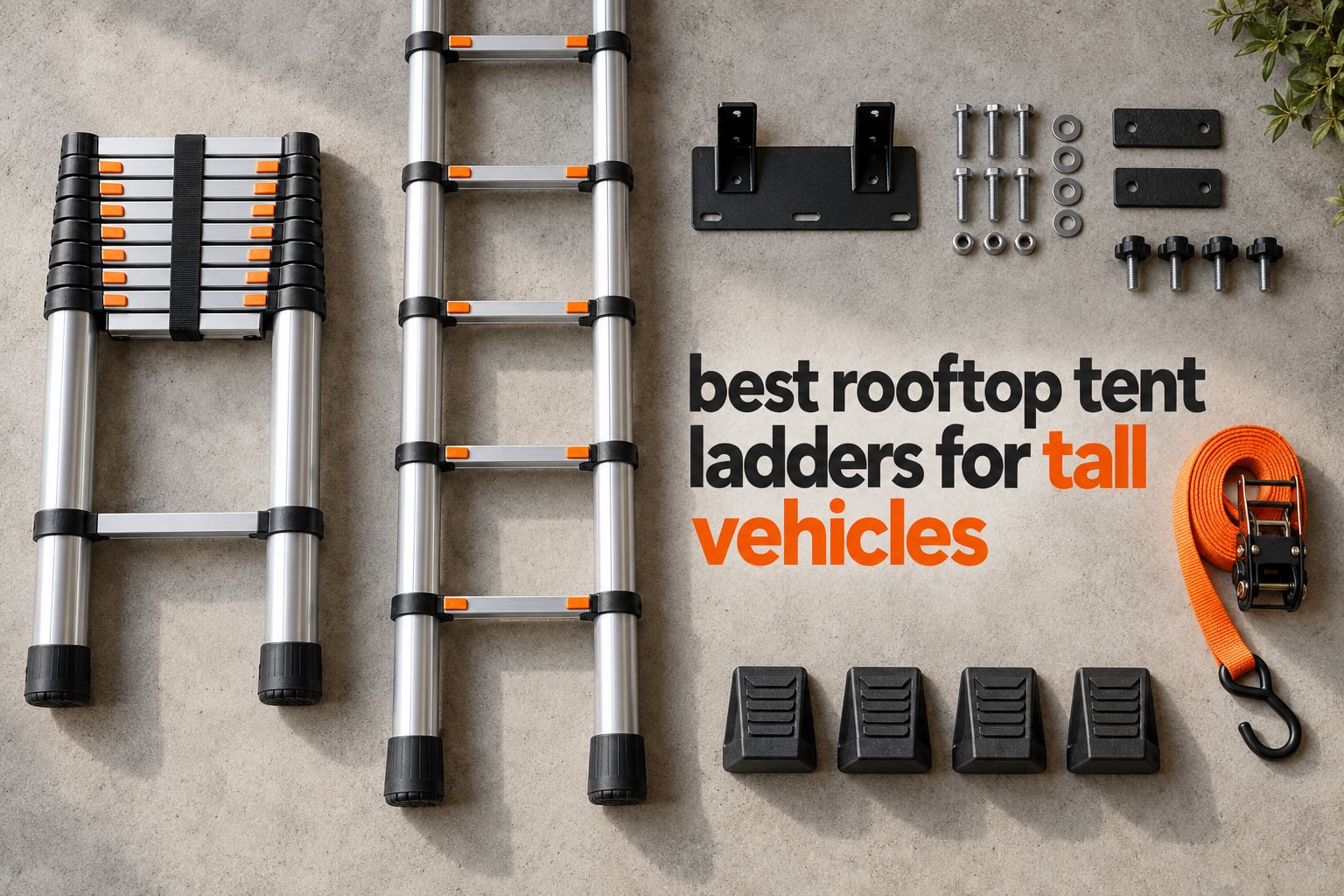 best rooftop tent ladders for tall vehicles