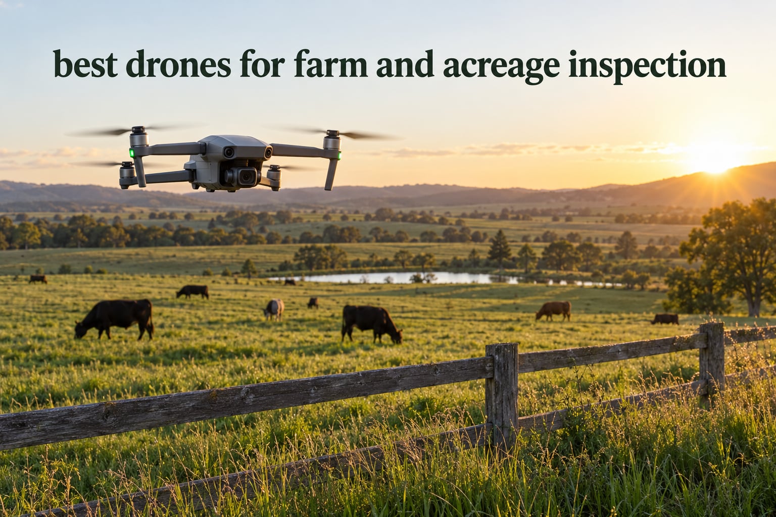 best drones for farm and acreage inspection