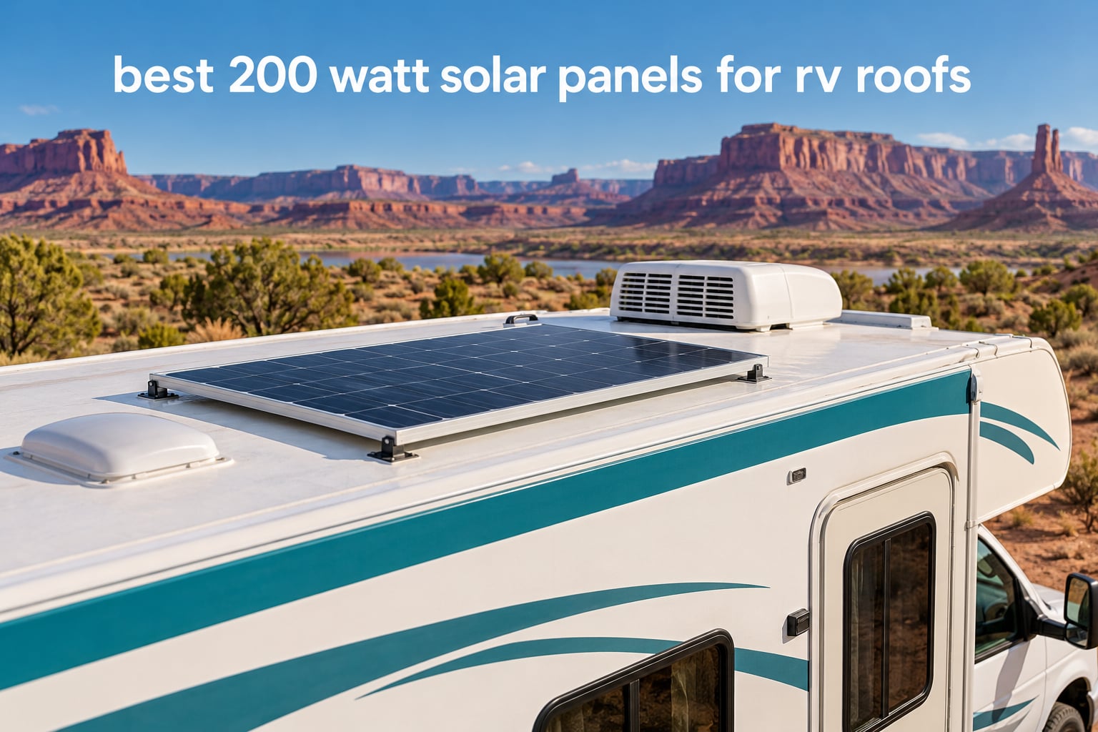 best 200 watt solar panels for rv roofs