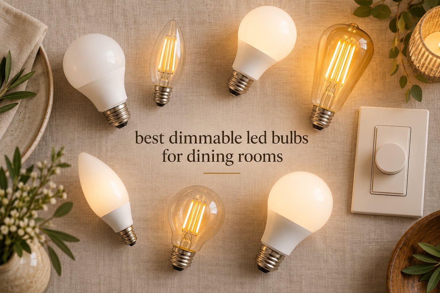 best dimmable led bulbs for dining rooms