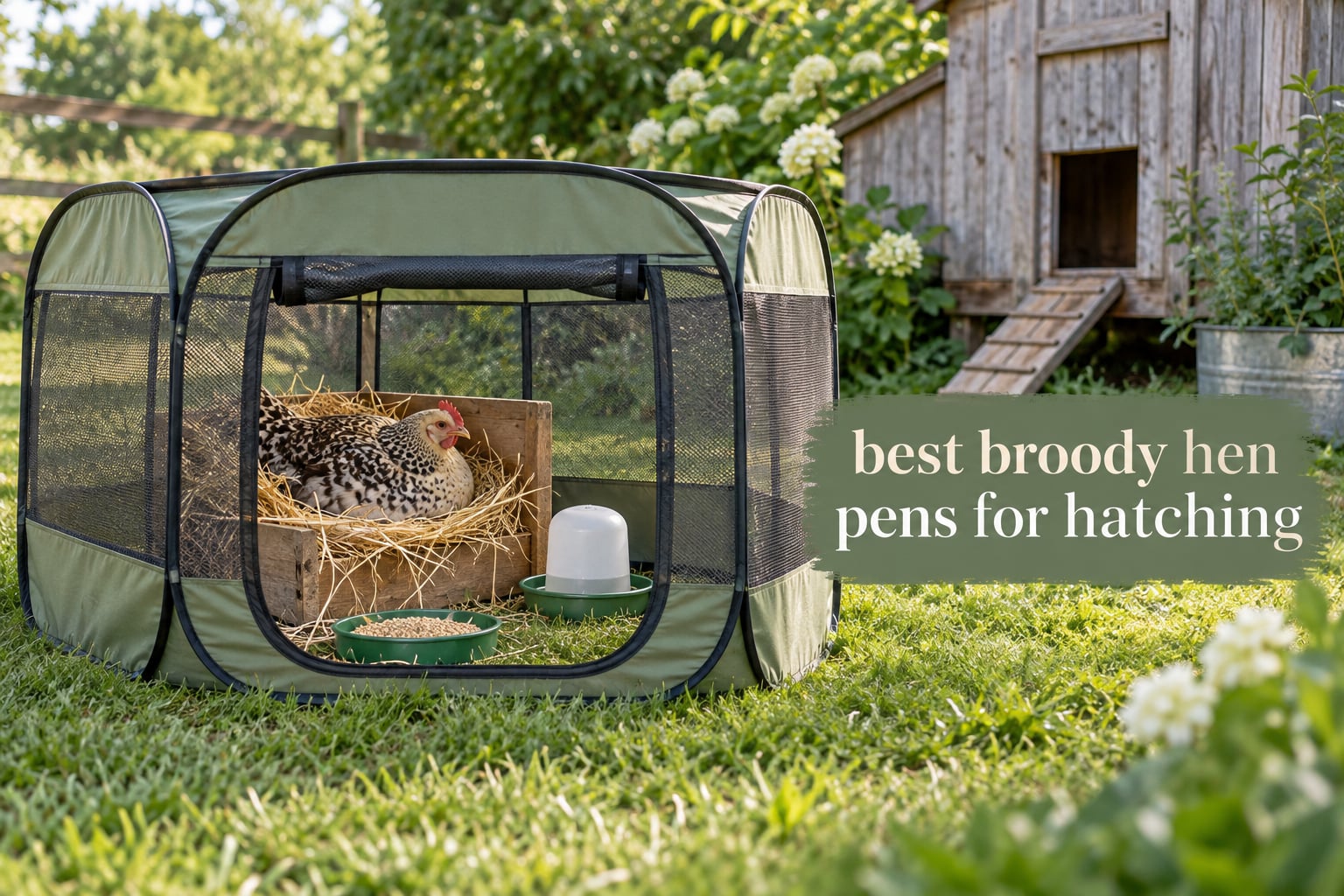 best broody hen pens for hatching