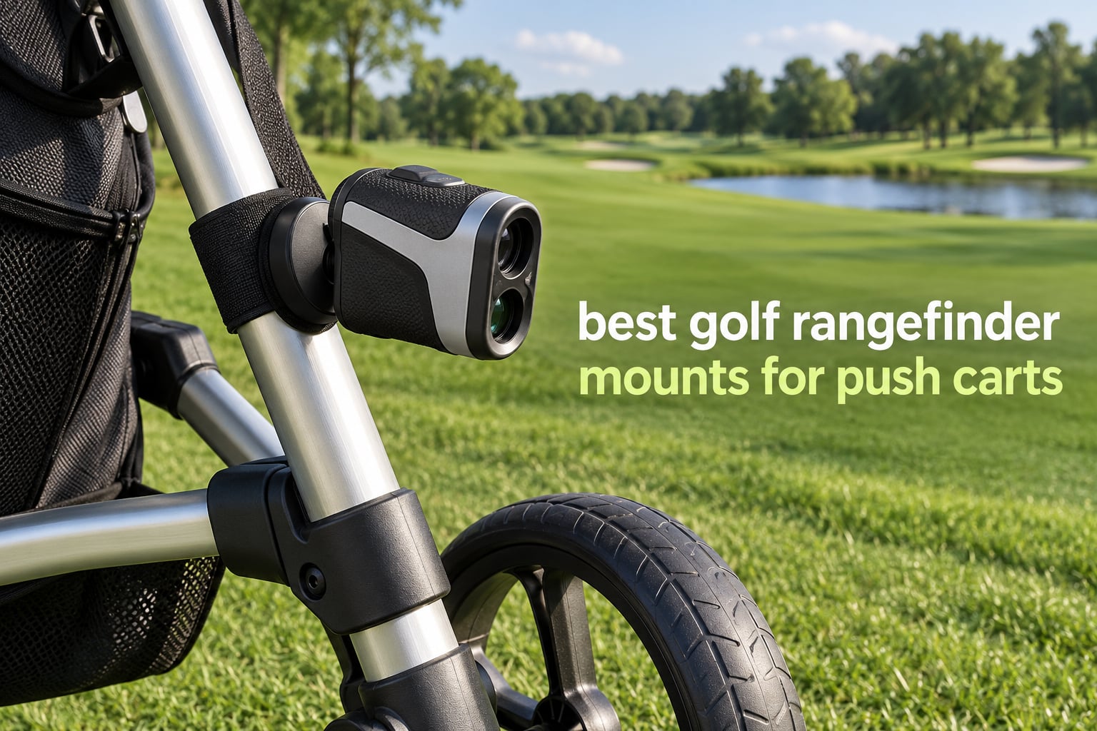 best golf rangefinder mounts for push carts