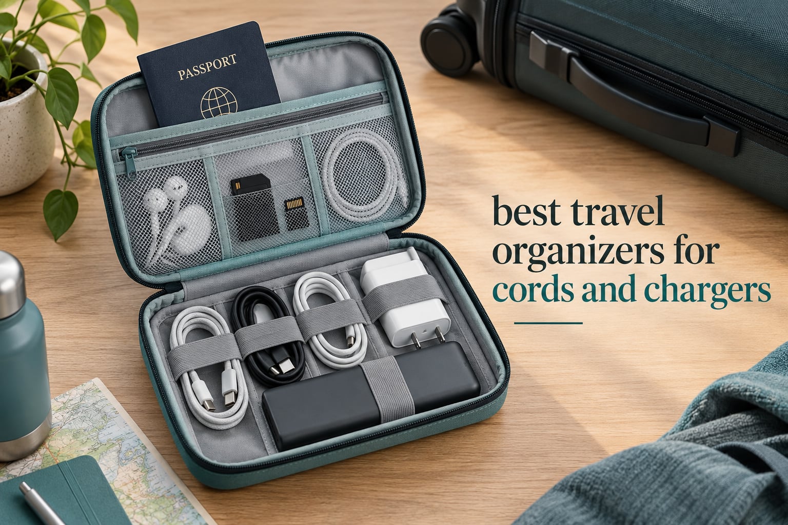 best travel organizers for cords and chargers