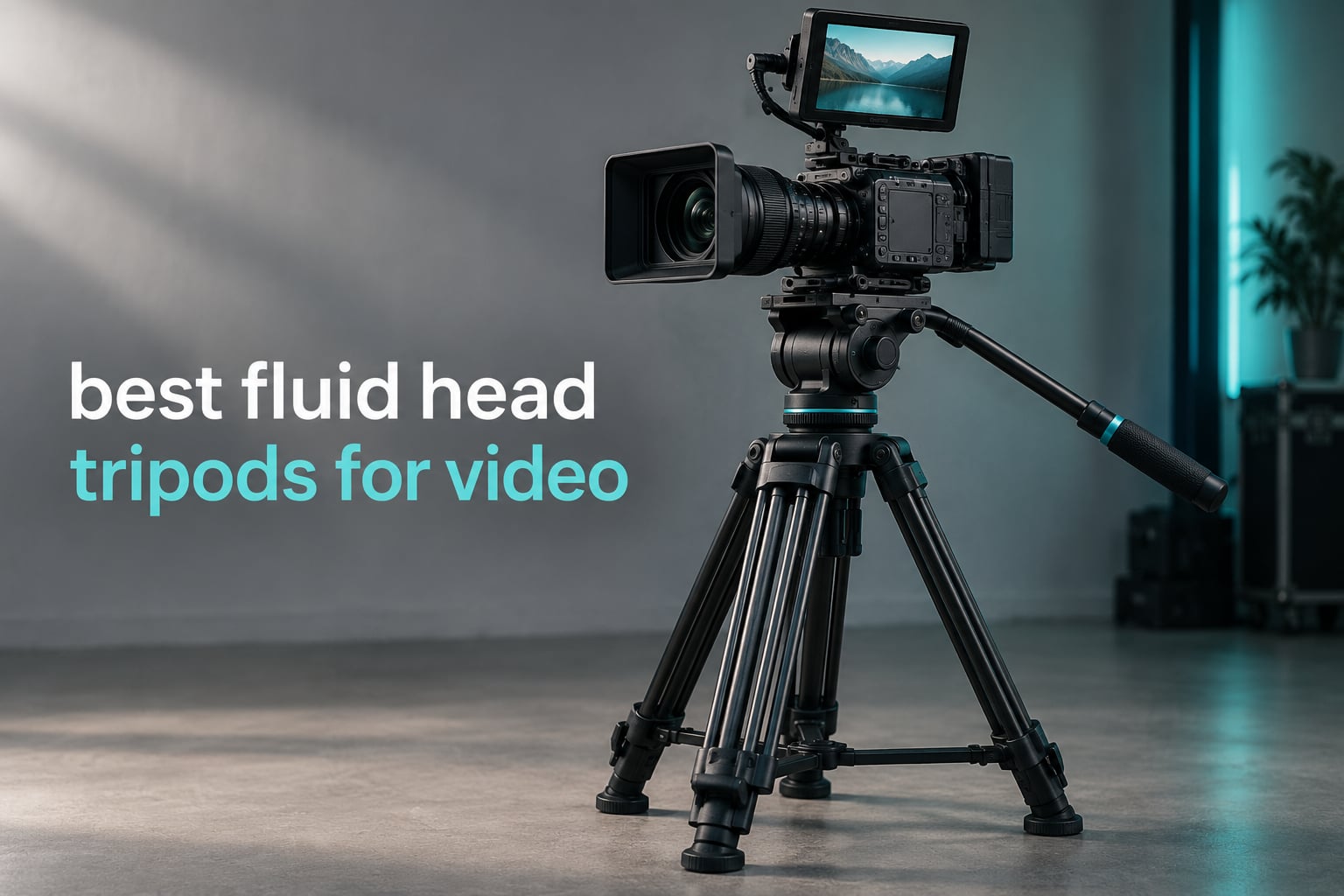 best fluid head tripods for video