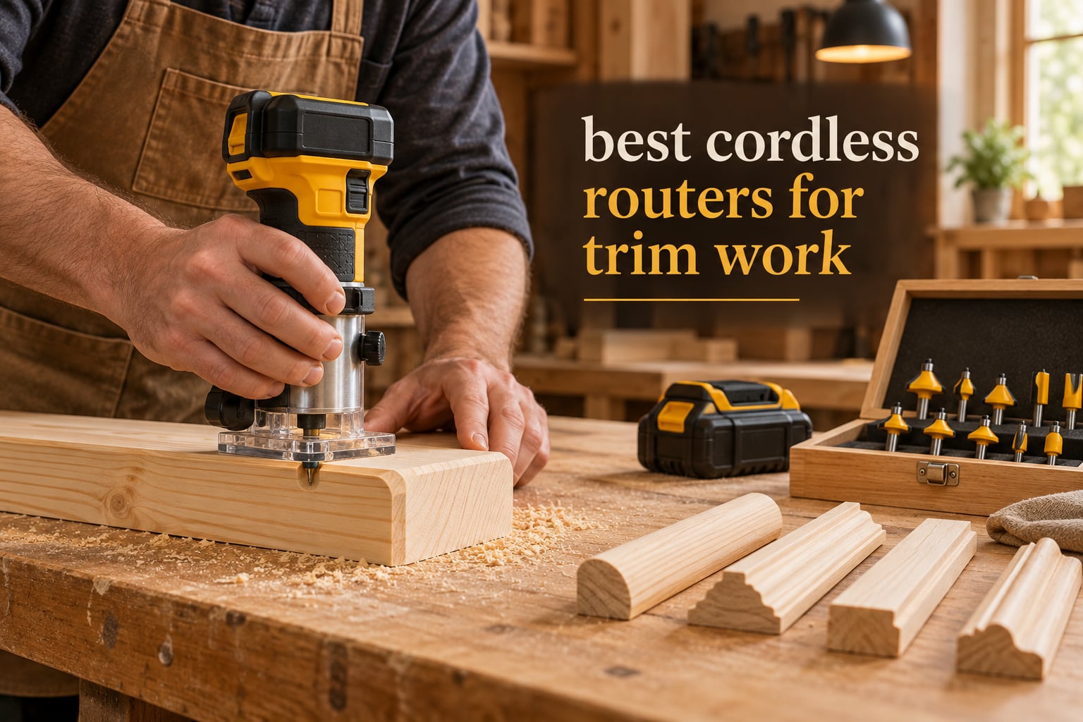best cordless routers for trim work
