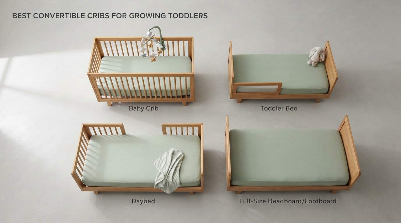 best convertible cribs for growing toddlers